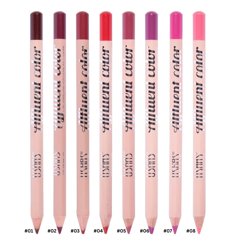 Creion contur buze USHAS Affluent P1028 waterproof long lasting rezistent la transfer