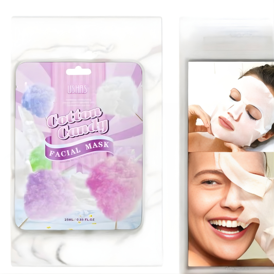 Masca faciala hidratanta calmanta revigoranta Ushas HA441 Cotton Candy Face Mask
