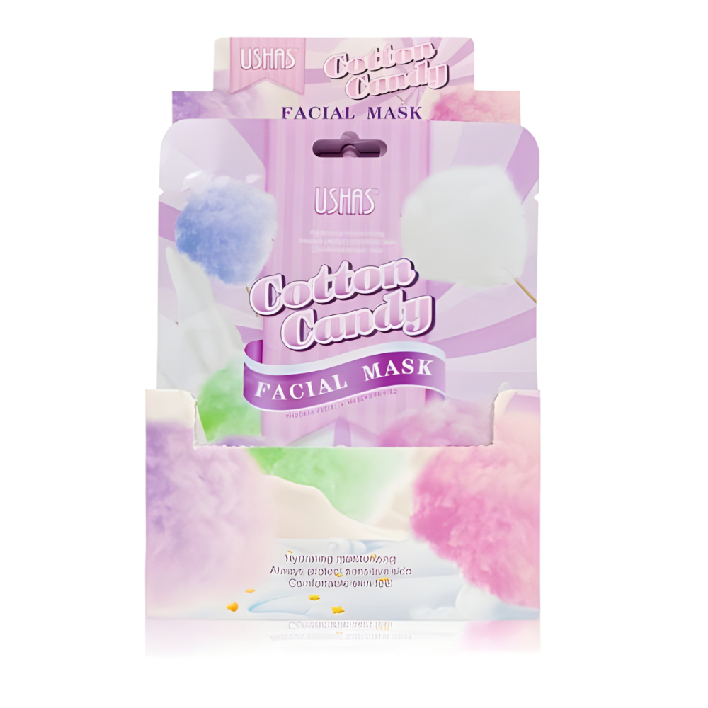 Masca faciala hidratanta calmanta revigoranta Ushas HA441 Cotton Candy Face Mask