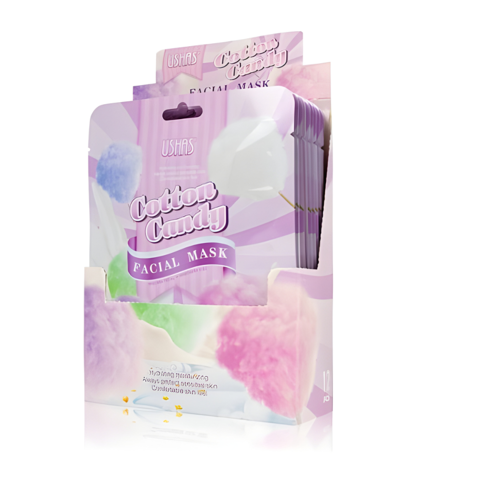 Masca faciala hidratanta calmanta revigoranta Ushas HA441 Cotton Candy Face Mask