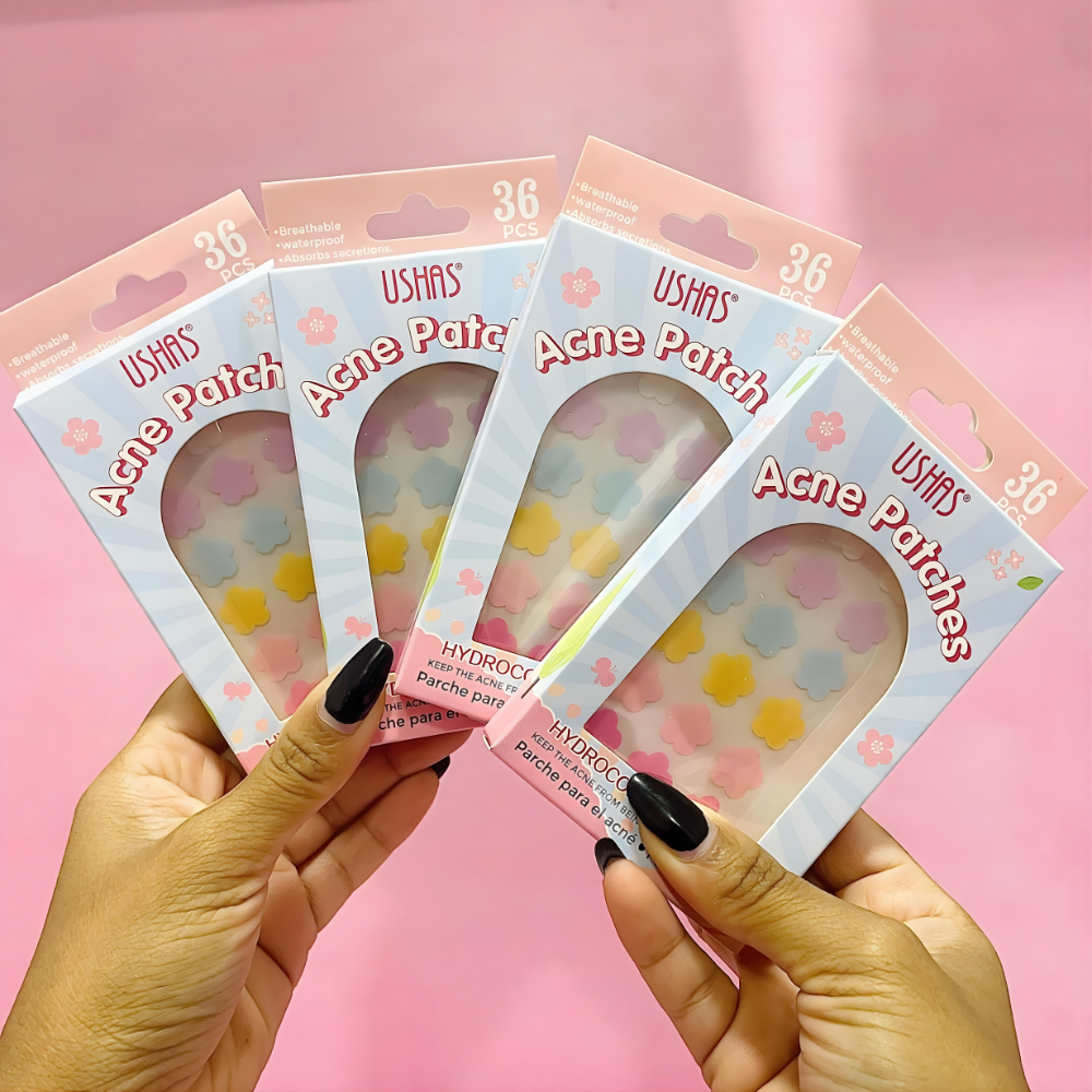 Ushas plasturi antiacneici forma floricica culori pastel