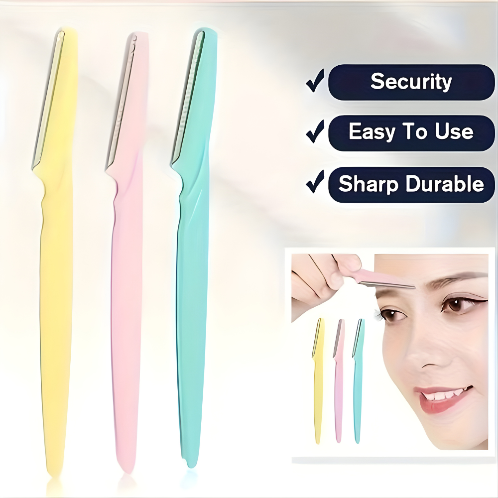 Set 3 Lame pentru Sprancene USHAS – Makeup Tools pentru Definire si Stilizare Precisa