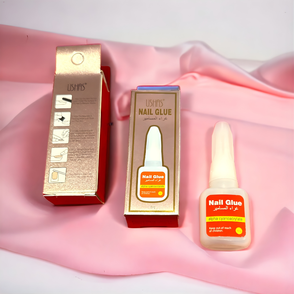 Adeziv pentru Unghii USHAS – Nail Glue cu Aplicator Fin