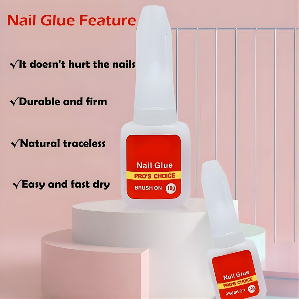 Adeziv pentru Unghii USHAS – Nail Glue cu Aplicator Fin