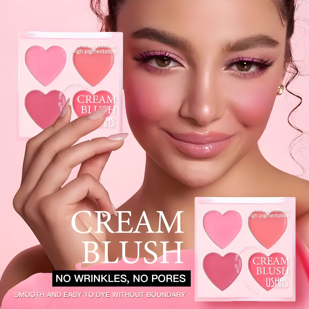 Fard de obraz cremos USHAS Cream Blush – efect natural si textura catifelata