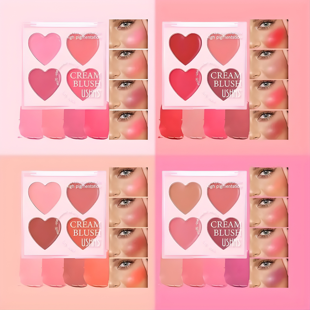 Fard de obraz cremos USHAS Cream Blush – efect natural si textura catifelata