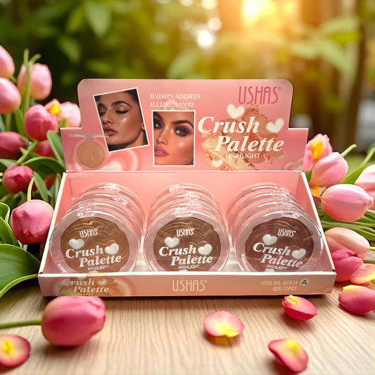 Iluminator Ushas Crush Palette Highlight – stralucire intensa si efect radiant