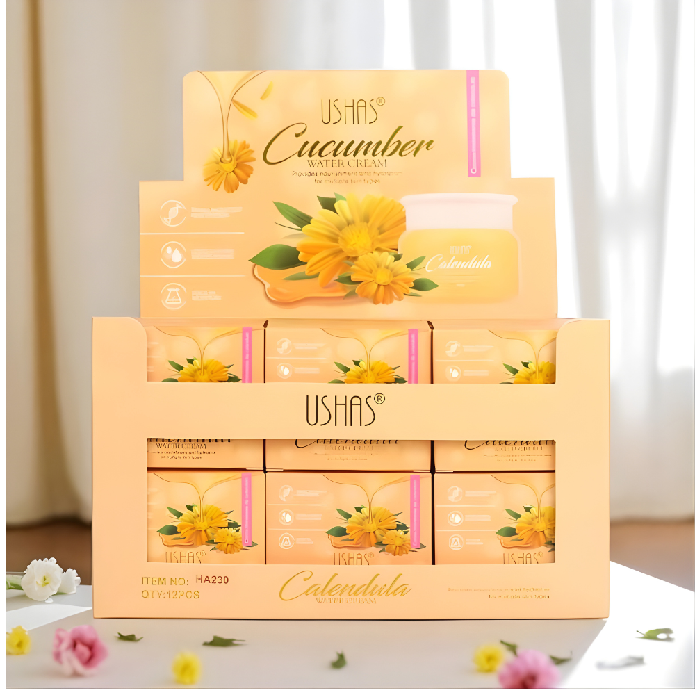 Crema Hidratanta Ushas cu Galbenele – ingrijire ten delicat