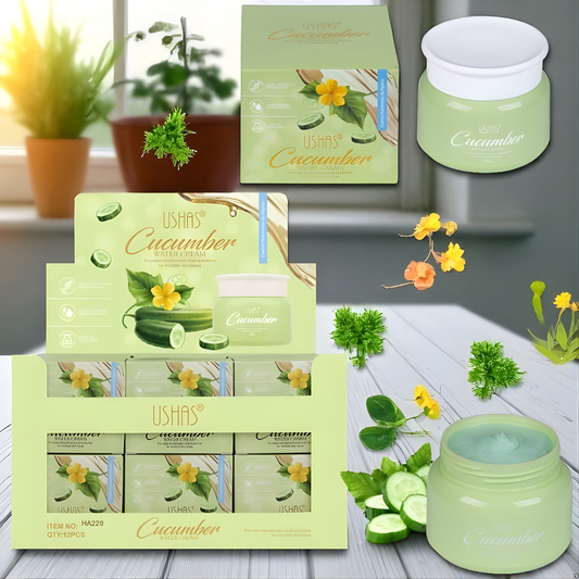 Crema Hidratanta cu Castravete Ushas – Hidratare si Revigorare