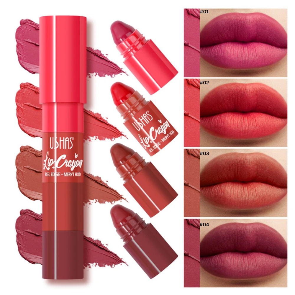 Ushas Kiss Lip Crayon – Creion Ruj Buze Long-Lasting