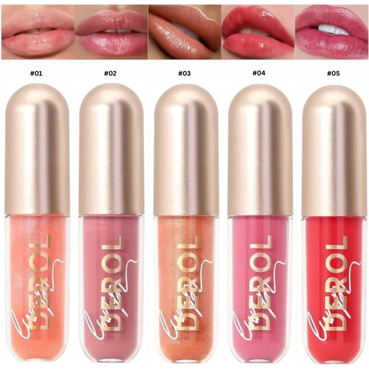 Luciu Lip Gloss pentru Volum DEROL Buze Pline si Stralucitoare