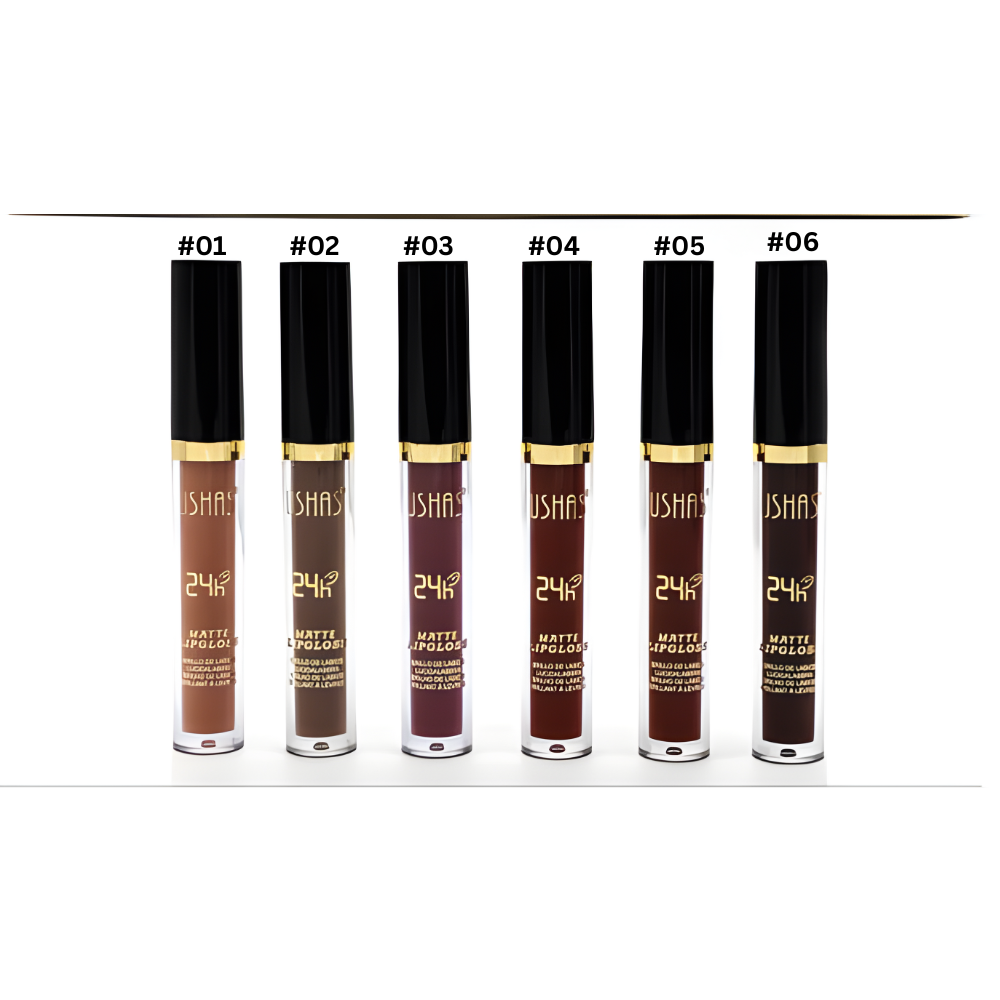 Set Ruj Lichid Mat + Creion Contur USHAS – Cod CS386B