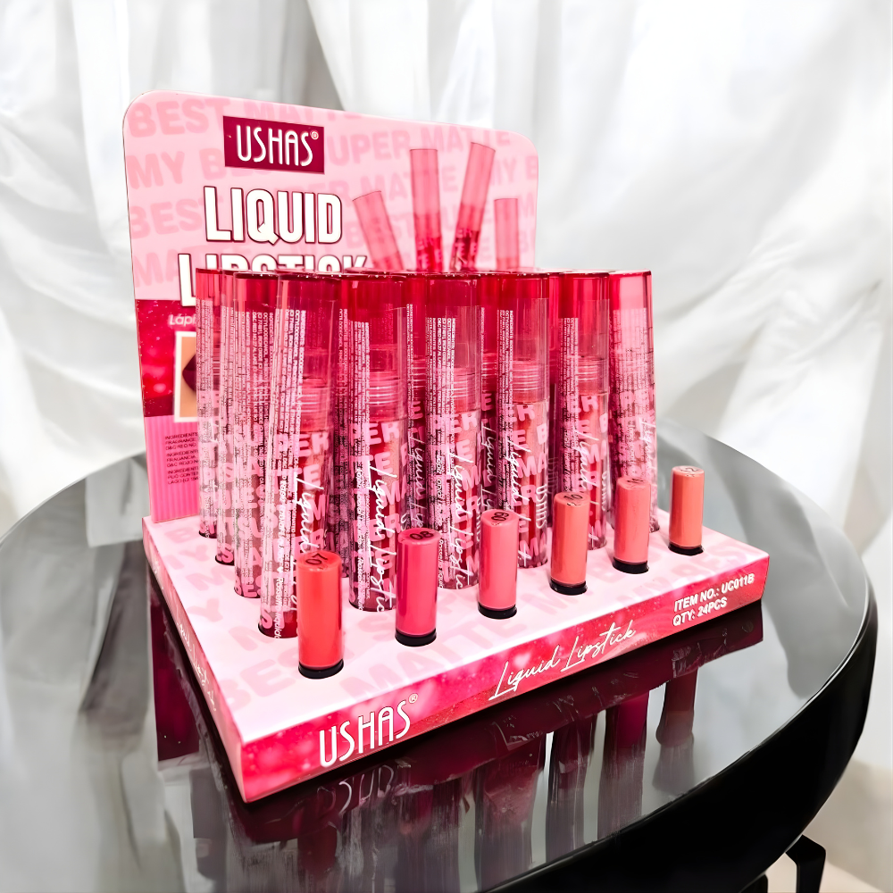 Ruj lichid mat pentru buze USHAS – cod UC011B