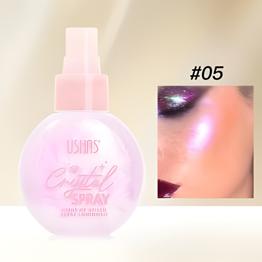 Spray Iluminator Crystal Spray USHAS – Glow Fata si Corp, Stralucire Crystal