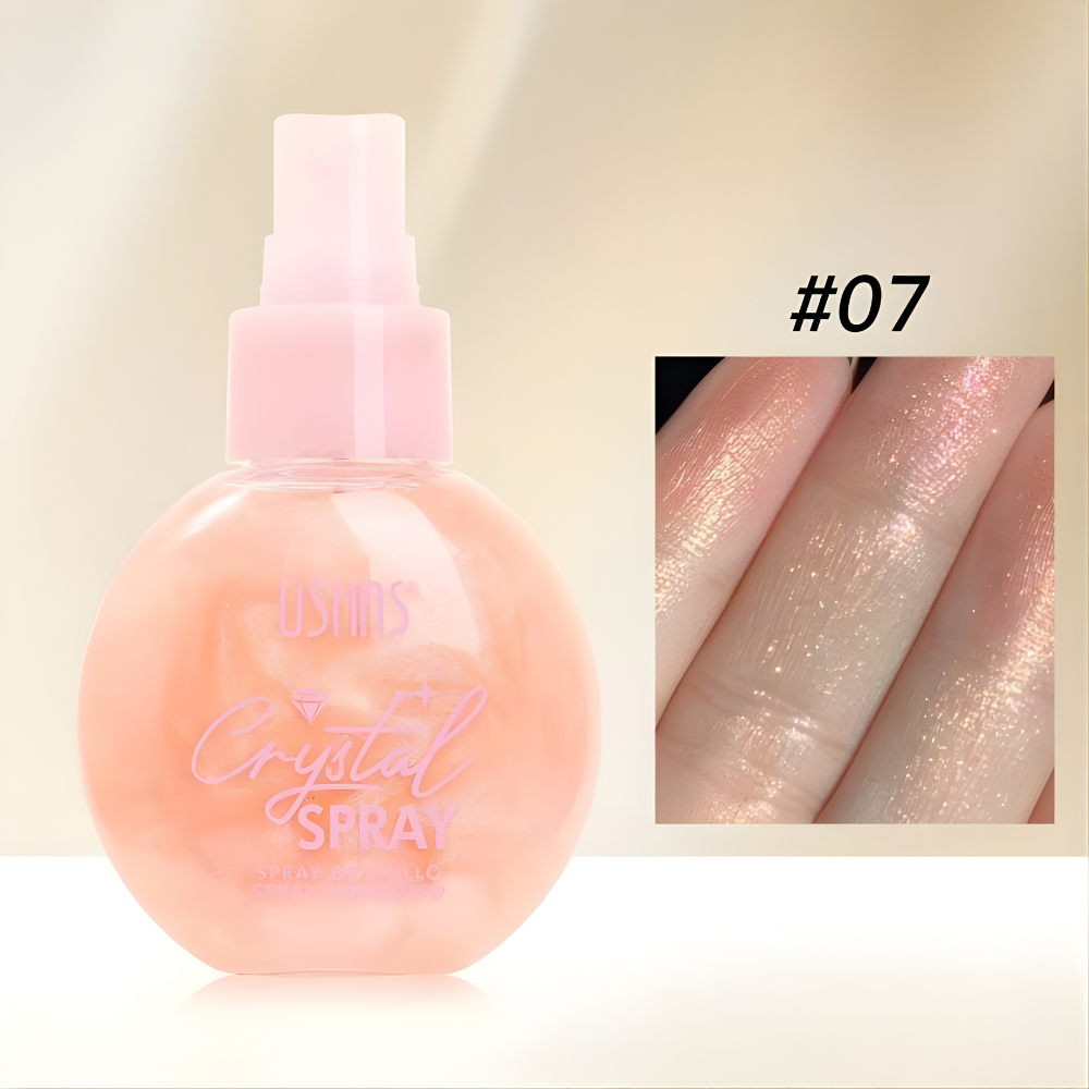 Spray Iluminator Crystal Spray USHAS – Glow Fata si Corp, Stralucire Crystal