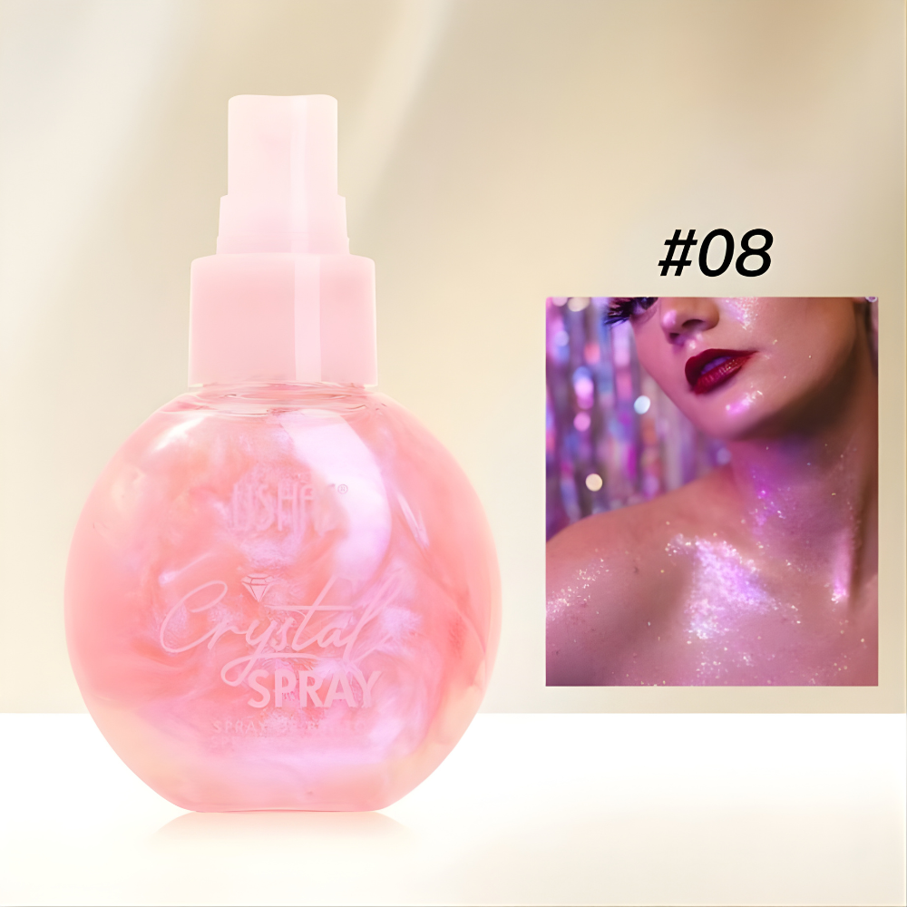 Spray Iluminator Crystal Spray USHAS – Glow Fata si Corp, Stralucire Crystal