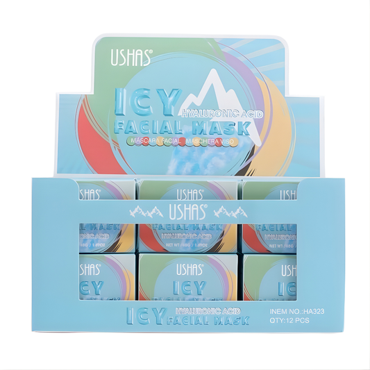 Masca faciala efect racoritor Ushas Icy cu Acid Hialuronic USH-HA323
