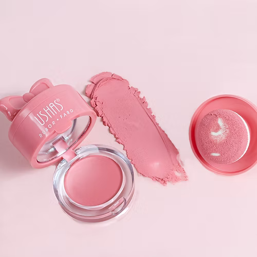 Blush cremos Ushas Mousse Blush nuante naturale pentru obraji