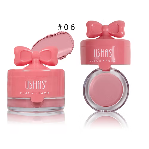 Blush cremos Ushas Mousse Blush nuante naturale pentru obraji