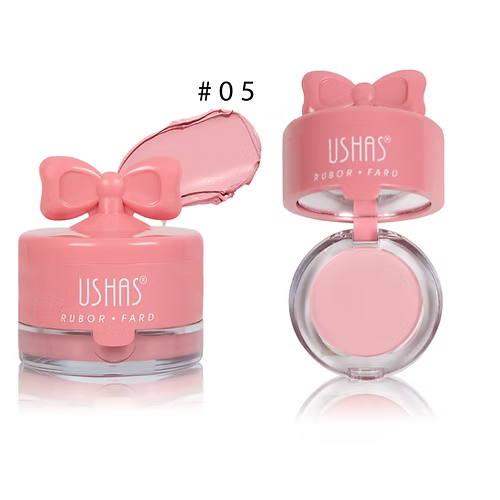 Blush cremos Ushas Mousse Blush nuante naturale pentru obraji