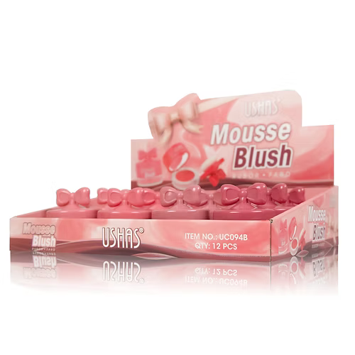 Blush cremos Ushas Mousse Blush nuante naturale pentru obraji