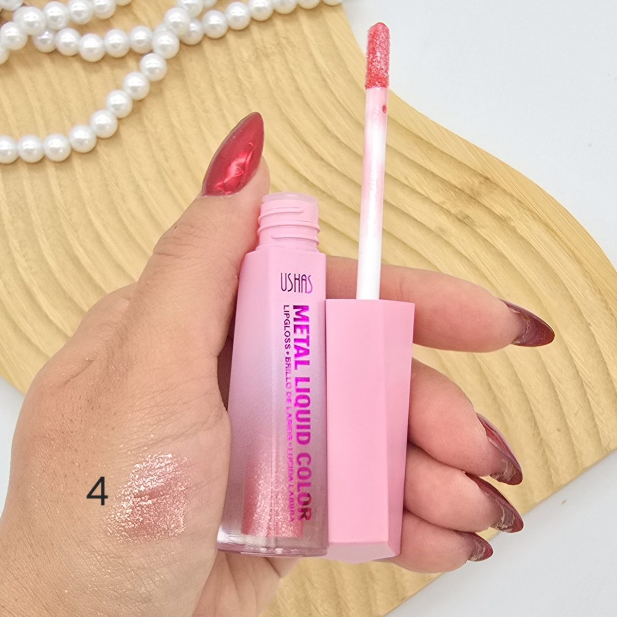 Ruj lichid metalizat USHAS – Metal Liquid Color – cod UC060