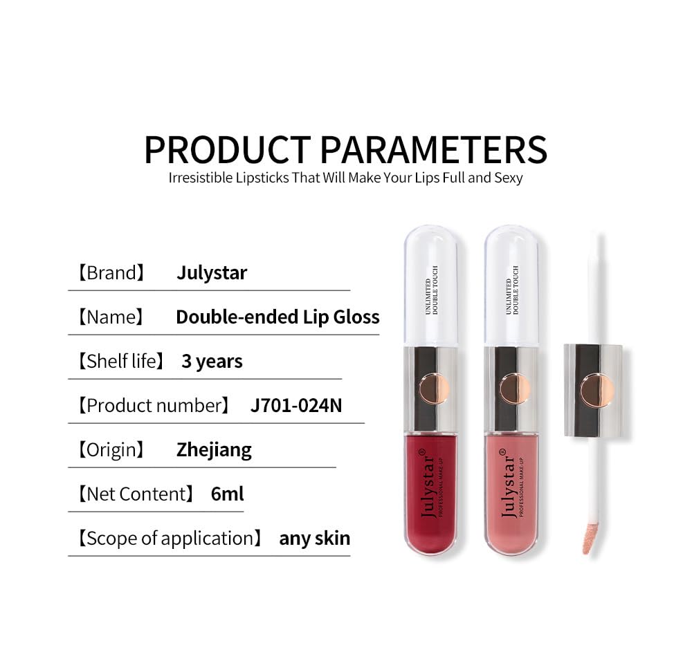 Ruj lichid 2 capete – dublu finish mat si glossy pentru buze