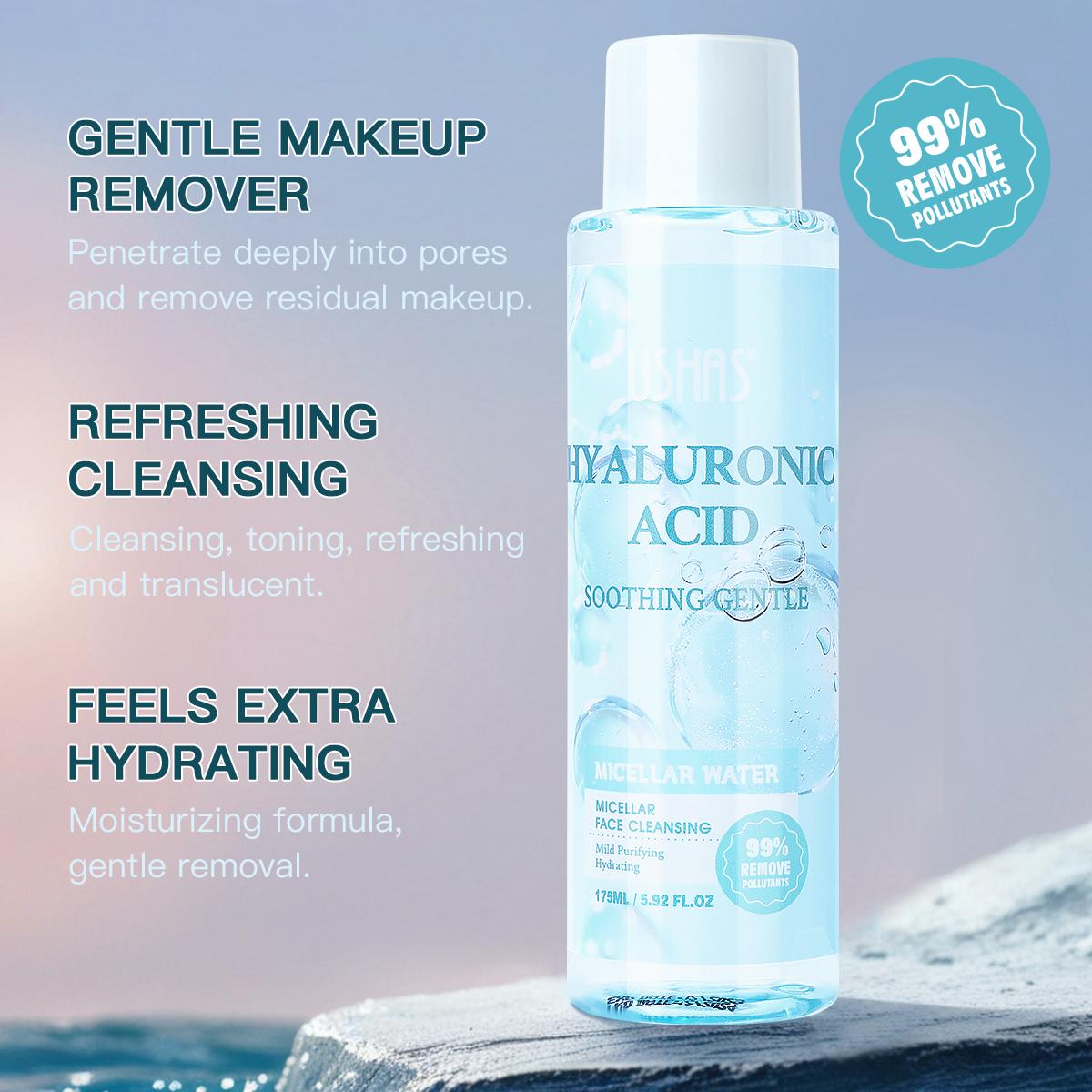 Apa Micelara USHAS cu Acid Hialuronic Soothing Gentle UC118-2 – Demachiant Hidratant