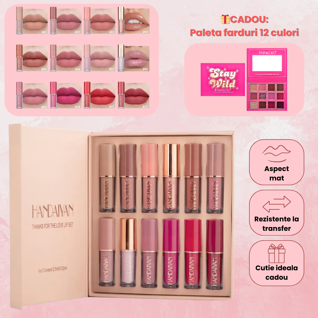 Set 12 Rujuri Extreme Matte Full Color