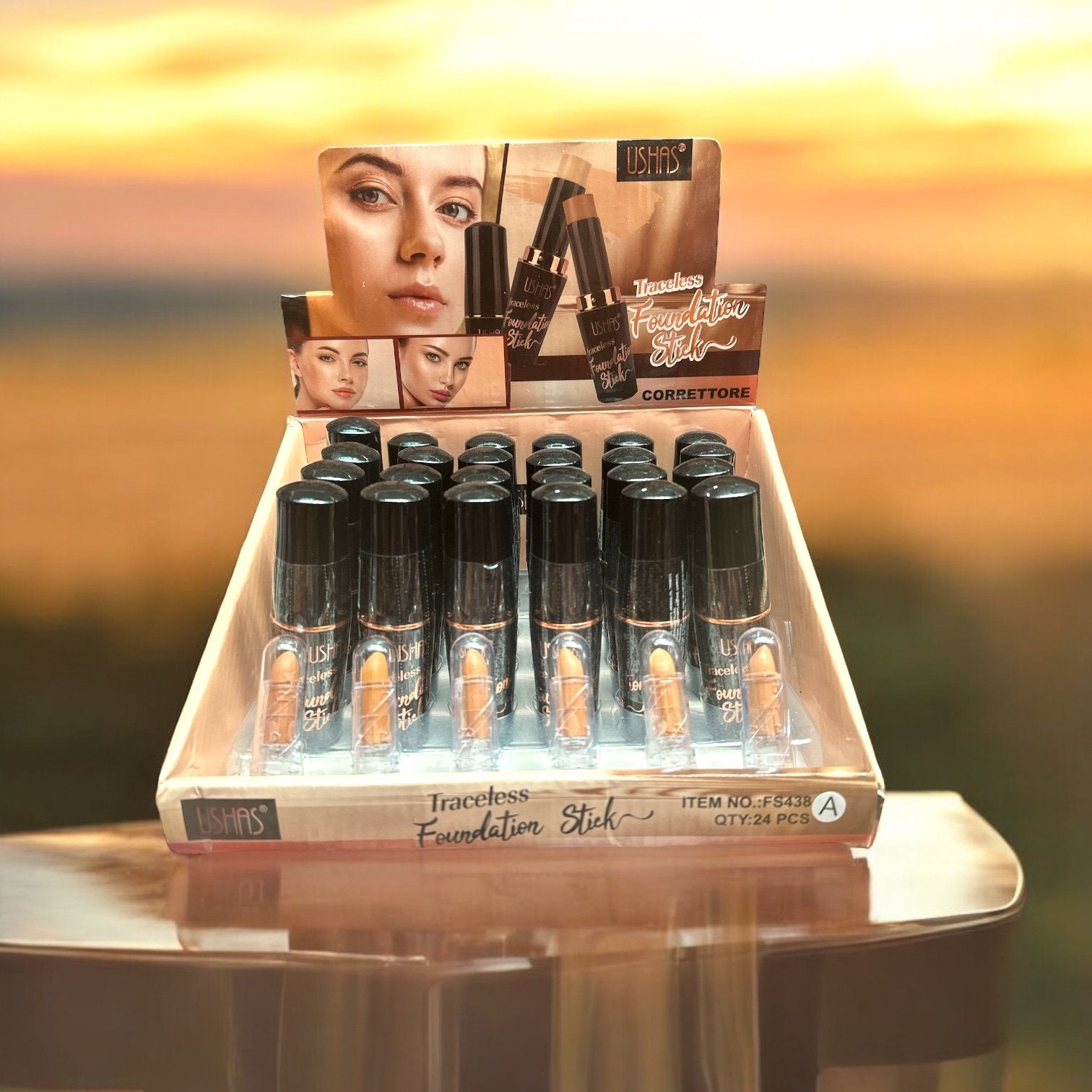 Fond de Ten Solid Stick Ushas Traceless Foundation FS438