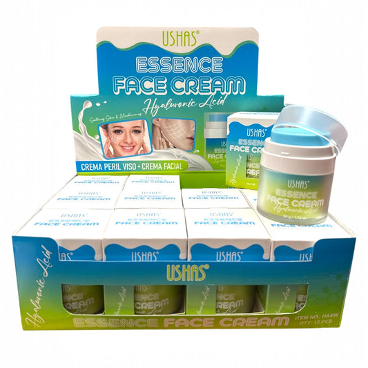 Crema faciala cu acid hialuronic Ushas Essence Face Cream hidratare intensa H4496