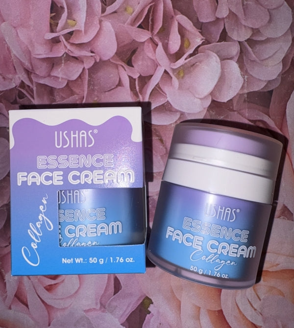 Crema faciala cu colagen Ushas Essence Face Cream hidratare intensiva H4495