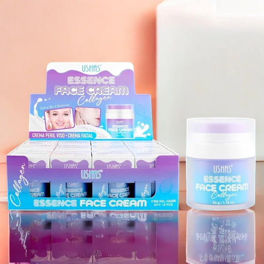 Crema faciala cu colagen Ushas Essence Face Cream hidratare intensiva H4495