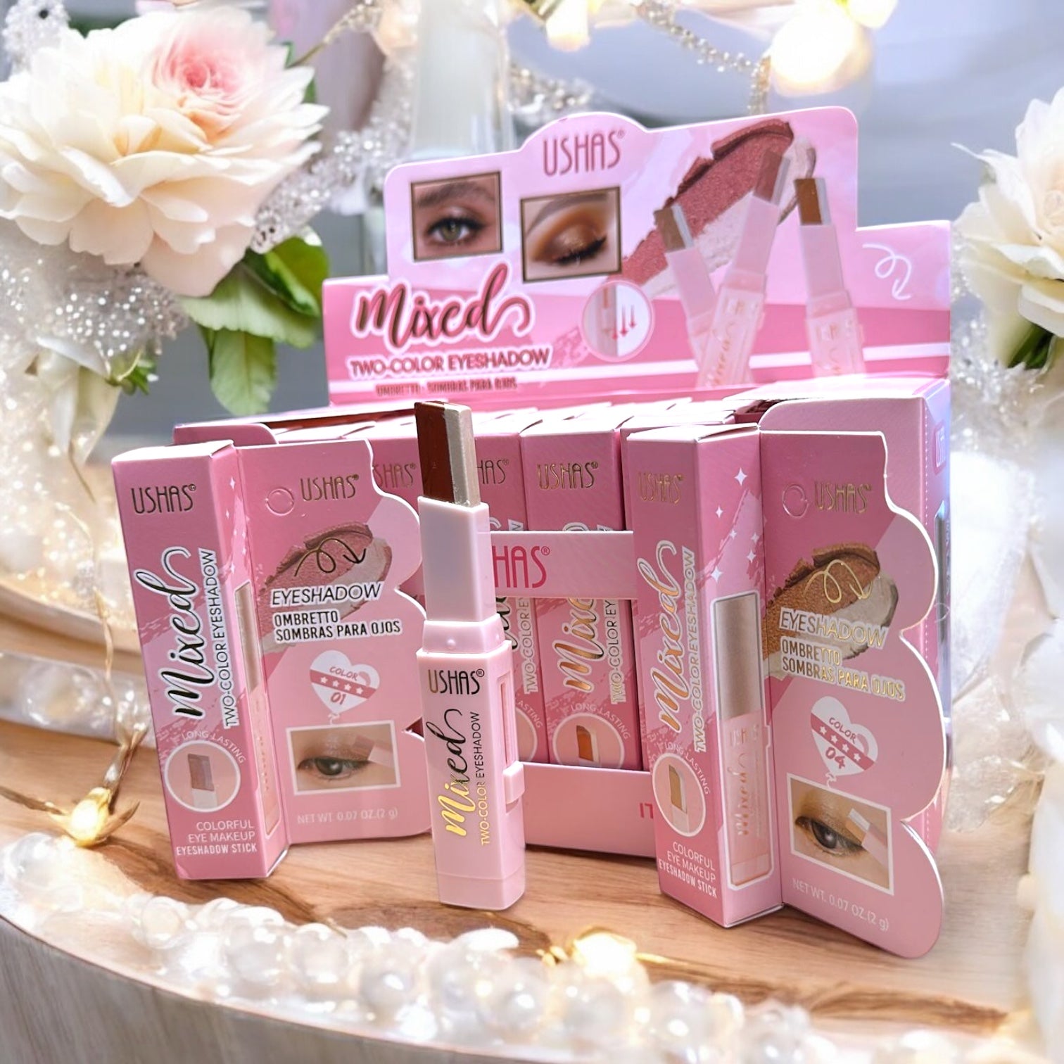 Fard de Pleoape Stick 2 Culori Ushas Mixed Eyeshadow 437