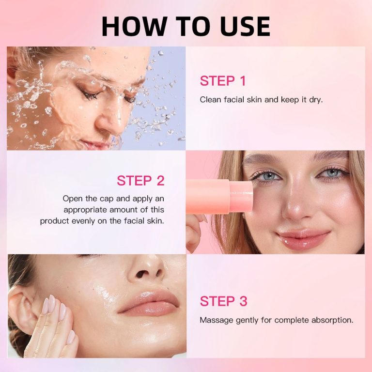 Ushas Facial Serum Stick Renewal – 4 Variante - Vitamina E, Vitamina C, Acid Hialuronic, Retinol