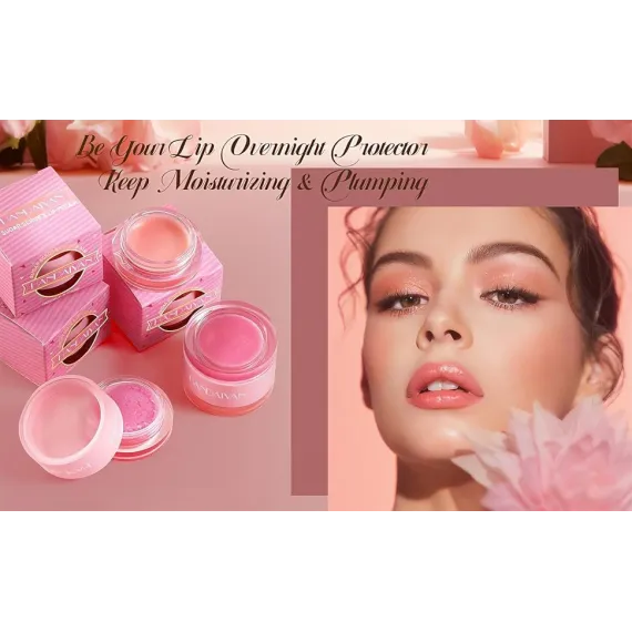 Handaiyan Berries Lip Scrub & Lip Mask Exfoliant Mască de Noapte Buze Catifelate