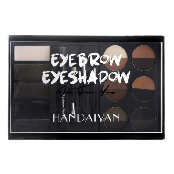 Handaiyan Brow Powder Trusa Profesionala Sprancene Fard Ceara Sabloane