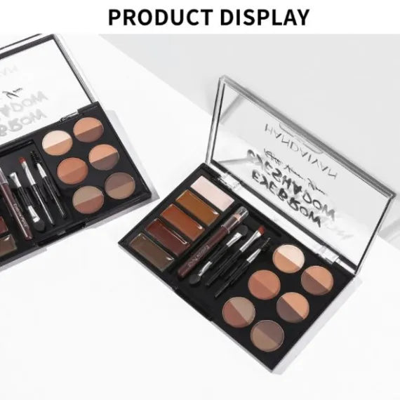 Handaiyan Brow Powder Trusa Profesionala Sprancene Fard Ceara Sabloane