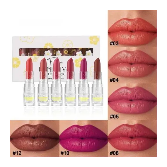 Handaiyan Flower Lipstick H1092 AB Mix ruj cremos nuante mixte finish catifelat