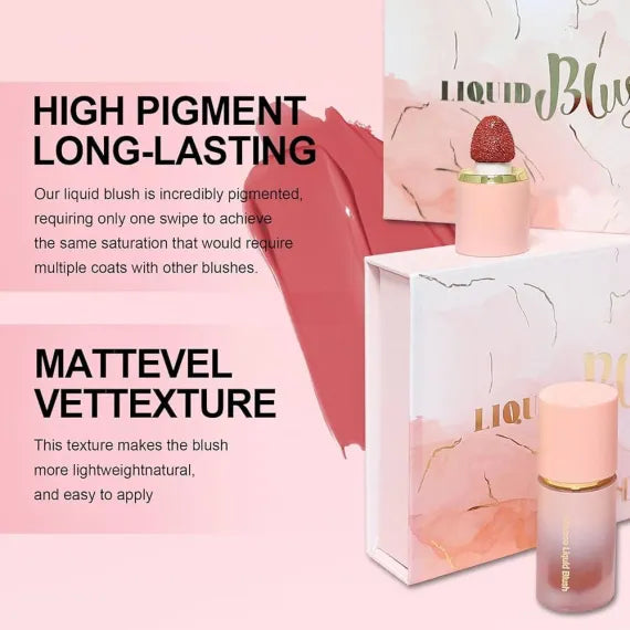 Handaiyan Liquid Blush Mousse blush lichid textura catifelata