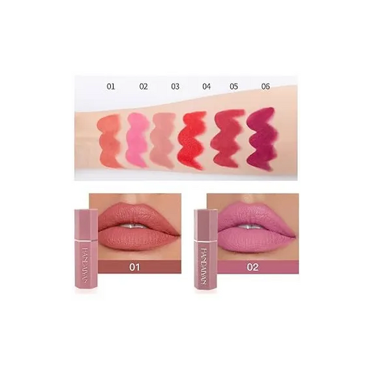 Handaiyan Matte Lipstick Rujuri Mate Rezistente Culori Mixte