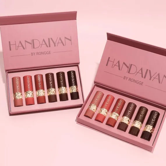 Handaiyan Matte Lipstick Ruj Mat Intens Pigmentat Culori Mixte