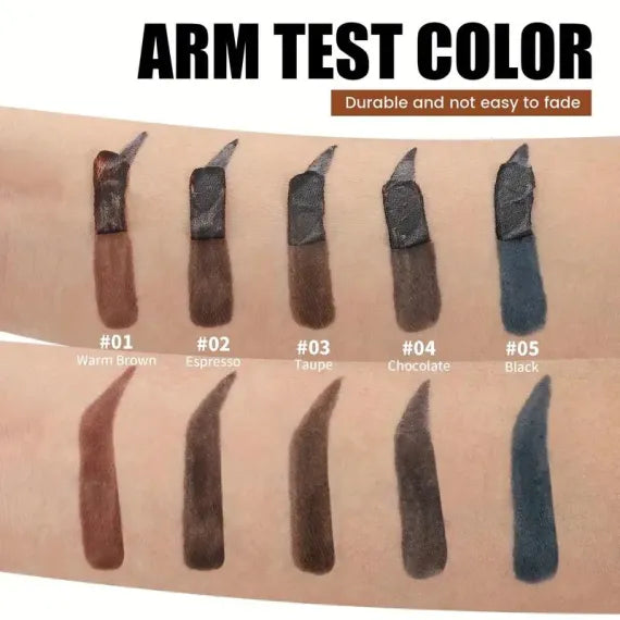 Handaiyan Peel-Off Eyebrow Tint gel sprancene tatuaj temporar culori mixte