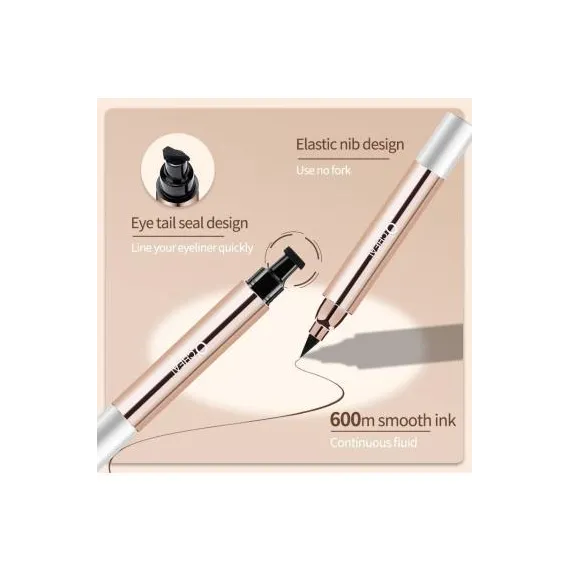 Tus cu Stampila si Eyeliner 2 Ocheal 170 Negru Rezistent la Apa