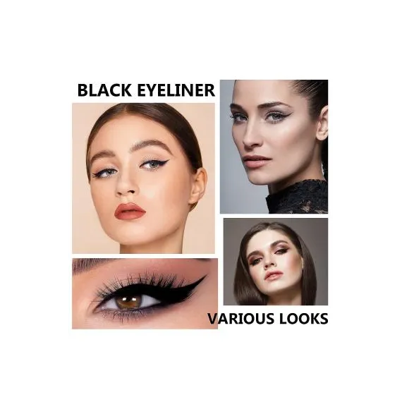 Tus cu Stampila si Eyeliner 2 Ocheal 170 Negru Rezistent la Apa