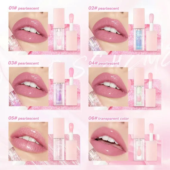 Ulei de Buze Lip Oil Luciu QIBest Color Changing Hidratare si Stralucire