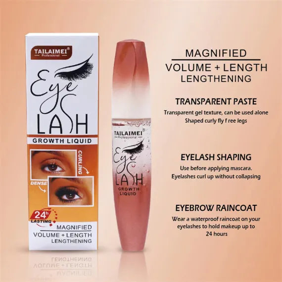 Mascara transparenta QIBEST pentru alungire si indesire gene