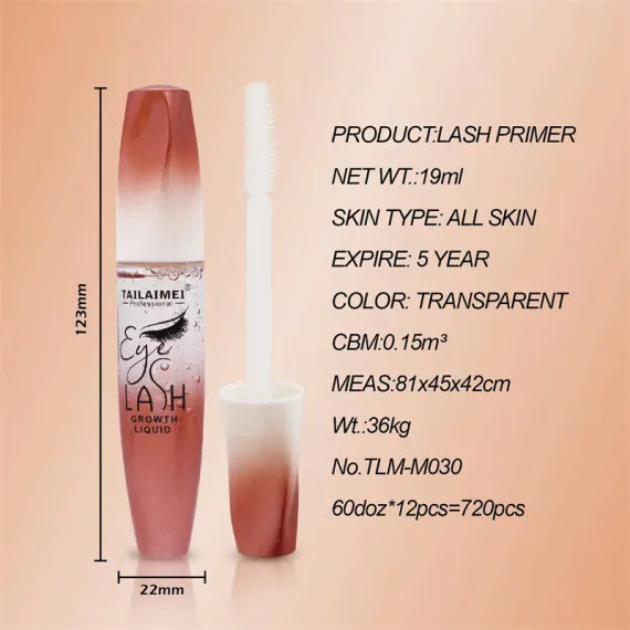 Mascara transparenta QIBEST pentru alungire si indesire gene