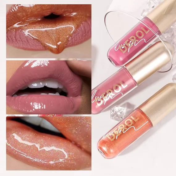 Luciu Lip Gloss pentru Volum DEROL Buze Pline si Stralucitoare