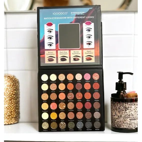 Paleta Fard IGOODCO 42 Culori Trusa Machiaj Ochi Profesionala